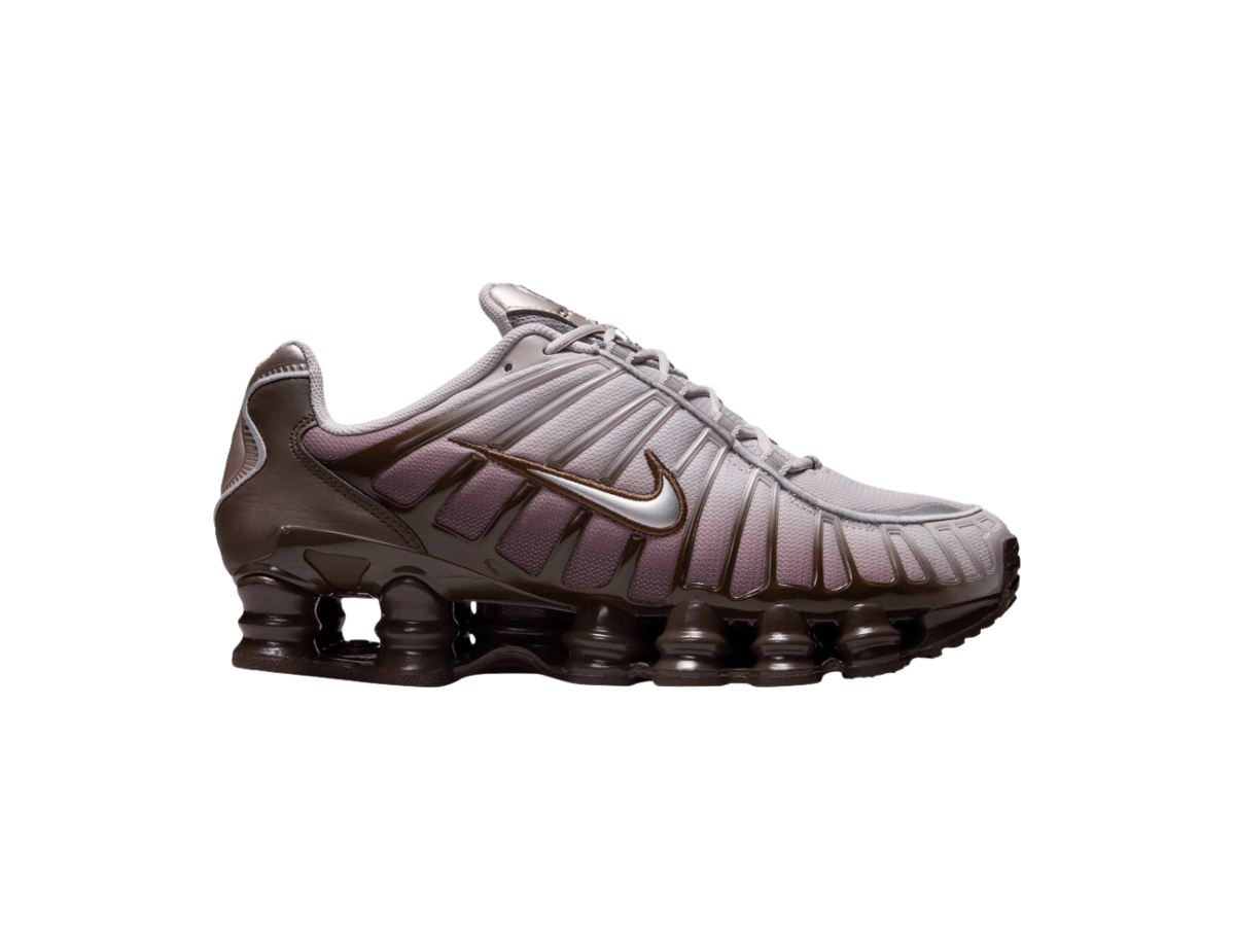Nike Shox TL Baroque Brown Platinum Violet Metallic Silver (Women's) Nike Shox TL Baroque Brown Platinum Violet Metallic Silver (Women's)