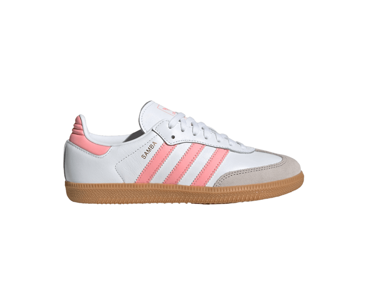 adidas Samba OG White Coral Pink (GS)