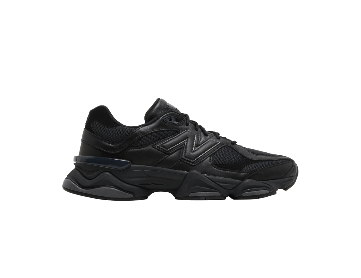 New Balance 9060 Triple Black Leather New Balance 9060 Triple Black Leather