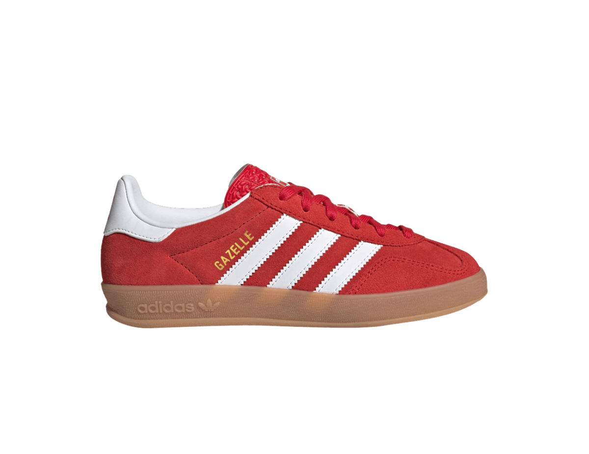 adidas Gazelle Indoor Better Scarlet Cloud White Gum (GS) adidas Gazelle Indoor Better Scarlet Cloud White Gum (GS)