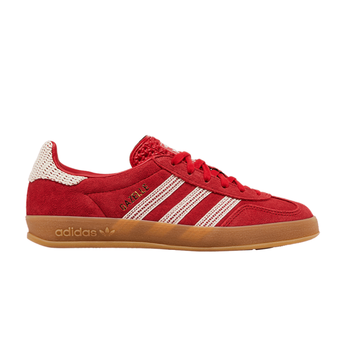 adidas Gazelle Indoor Better Scarlet Wonder White Gum (Women's) adidas Gazelle Indoor Better Scarlet Wonder White Gum (Women's)