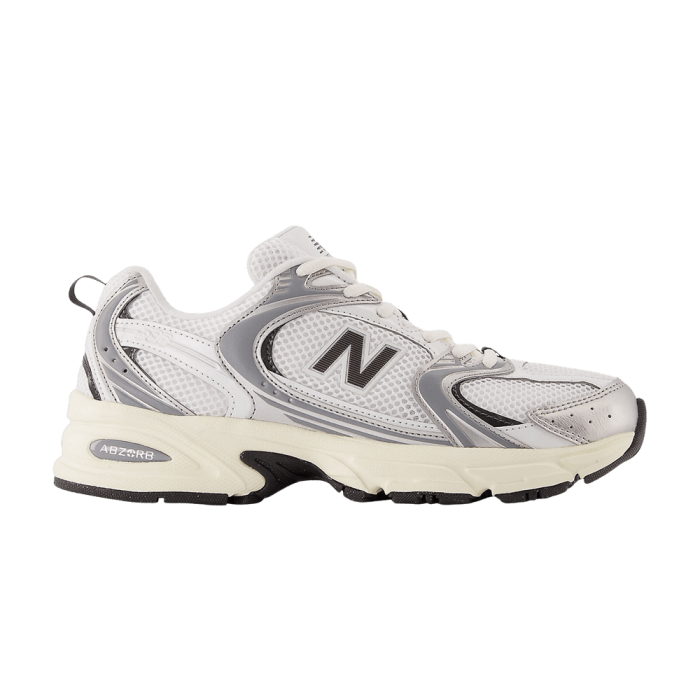 New Balance 530 Silver Metallic Black Cement