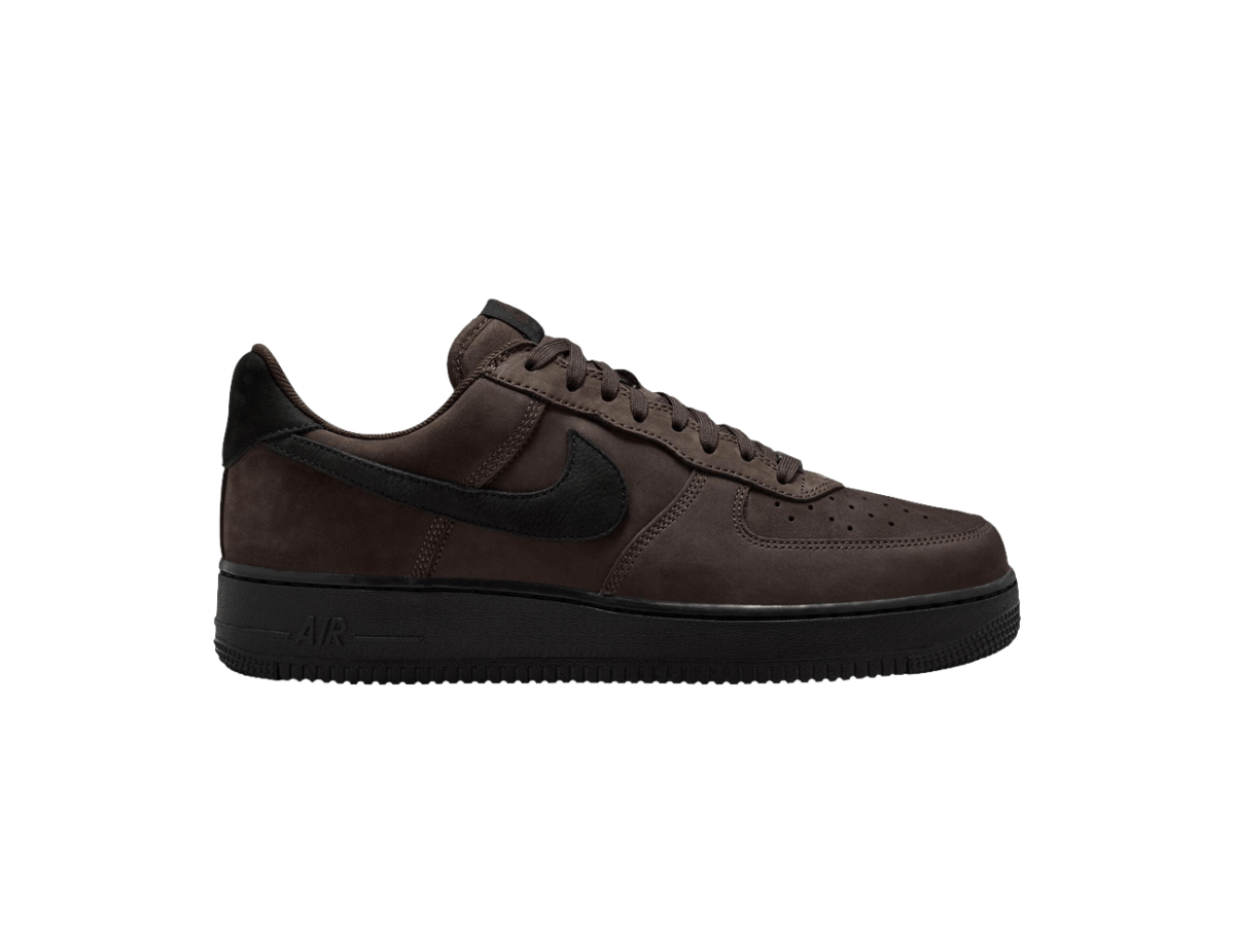 Nike Air Force 1 Low Retro Premium QS Black Tea Black Badgeless Nike Air Force 1 Low Retro Premium QS Black Tea Black Badgeless