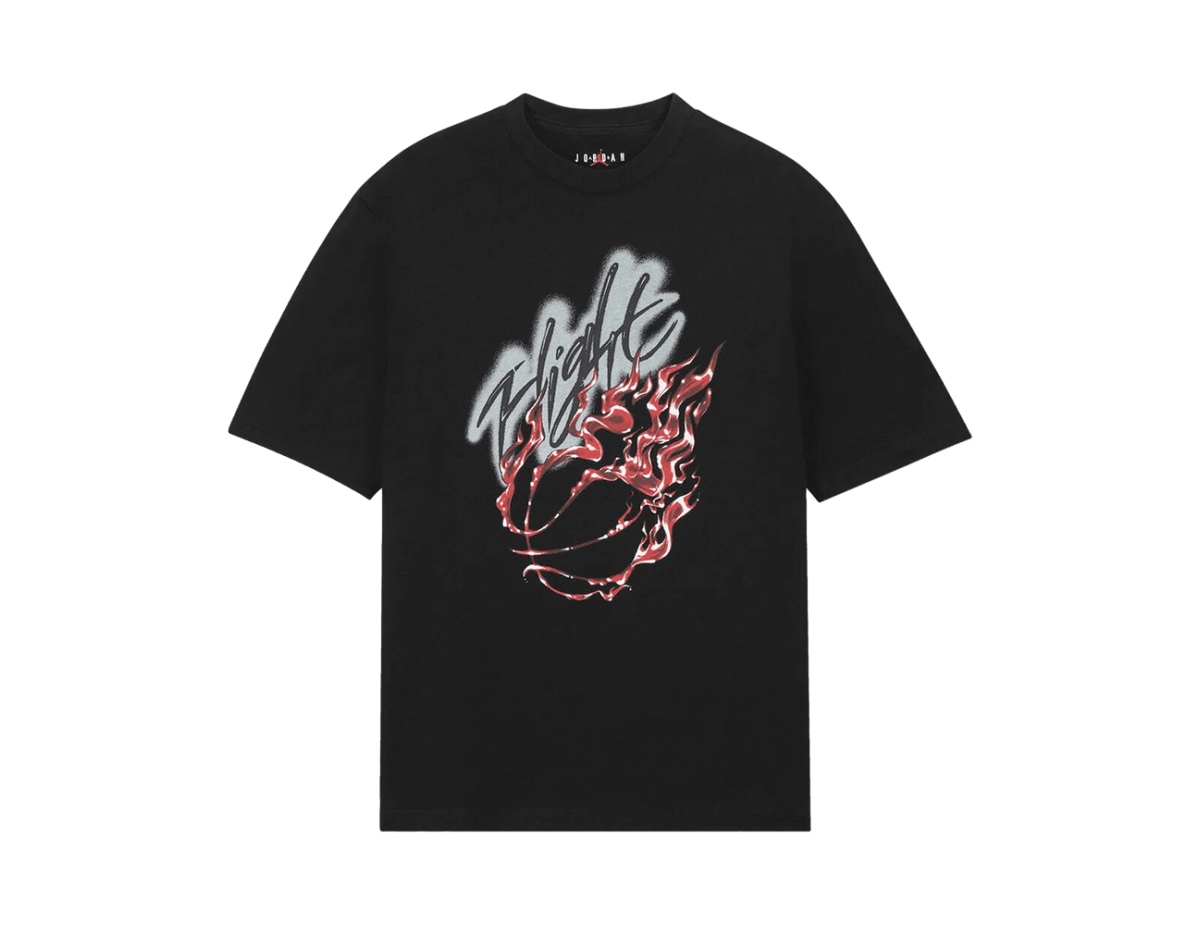 Travis Scott x Jordan Flight Graphic T-Shirt Black