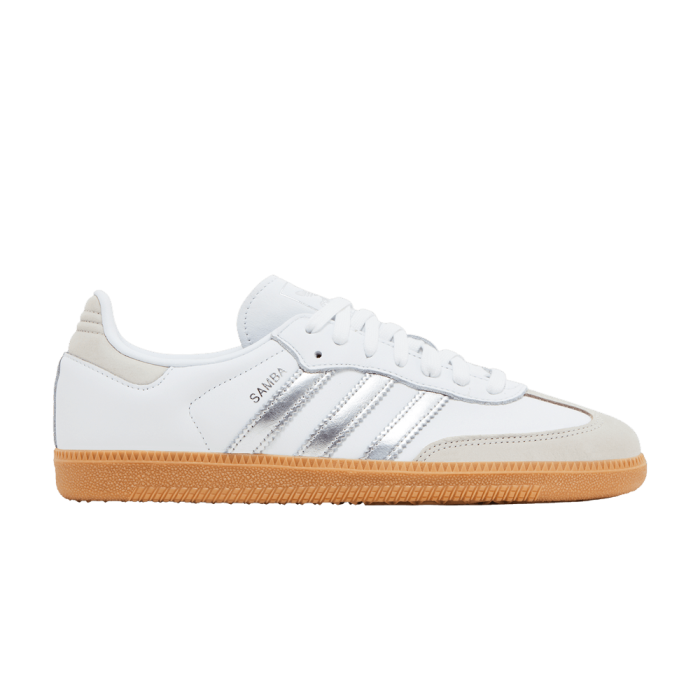 adidas Samba OG White Silver Metallic Grey (Women's) adidas Samba OG White Silver Metallic Grey (Women's)