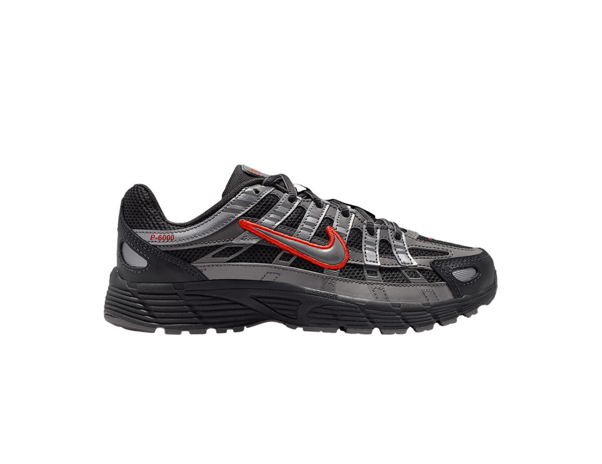 Nike P-6000 Anthracite Picante Red Metallic Cool Grey (GS)