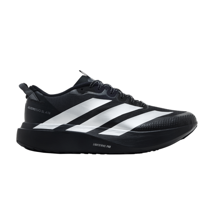adidas Adizero Evo SL ATR Black Silver Metallic adidas Adizero Evo SL ATR Black Silver Metallic