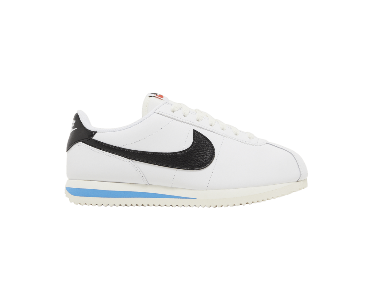 Nike Cortez White Black Light Photo Blue (Women's) Nike Cortez White Black Light Photo Blue (Women's)