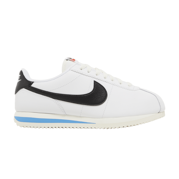 Nike Cortez White Black Light Photo Blue (Women's) Nike Cortez White Black Light Photo Blue (Women's)