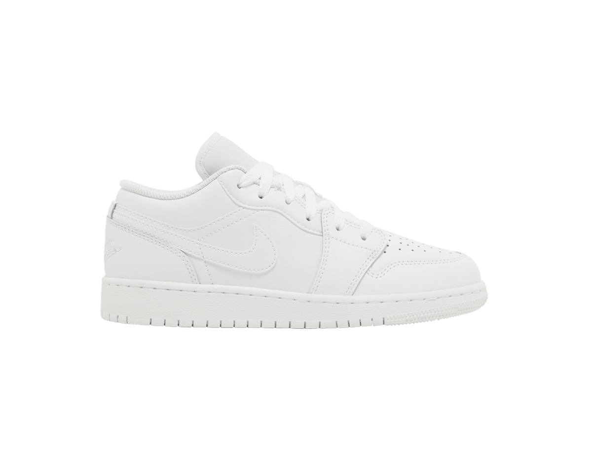 Jordan 1 Low Triple White (2023) (GS) Jordan 1 Low Triple White (2023) (GS)