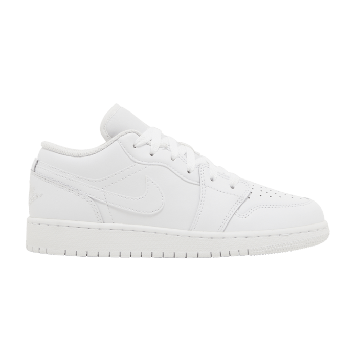 Jordan 1 Low Triple White (2023) (GS) Jordan 1 Low Triple White (2023) (GS)