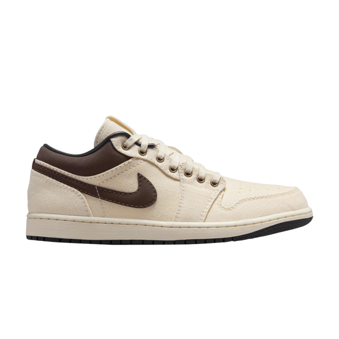 Jordan 1 Low Premium Pale Ivory Off Noir Baroque Brown Jordan 1 Low Premium Pale Ivory Off Noir Baroque Brown