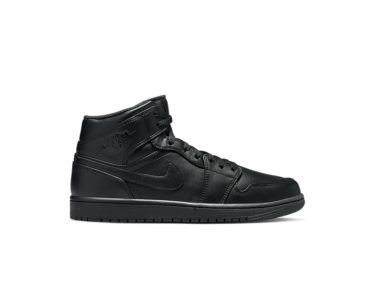 Jordan 1 Mid Triple Black