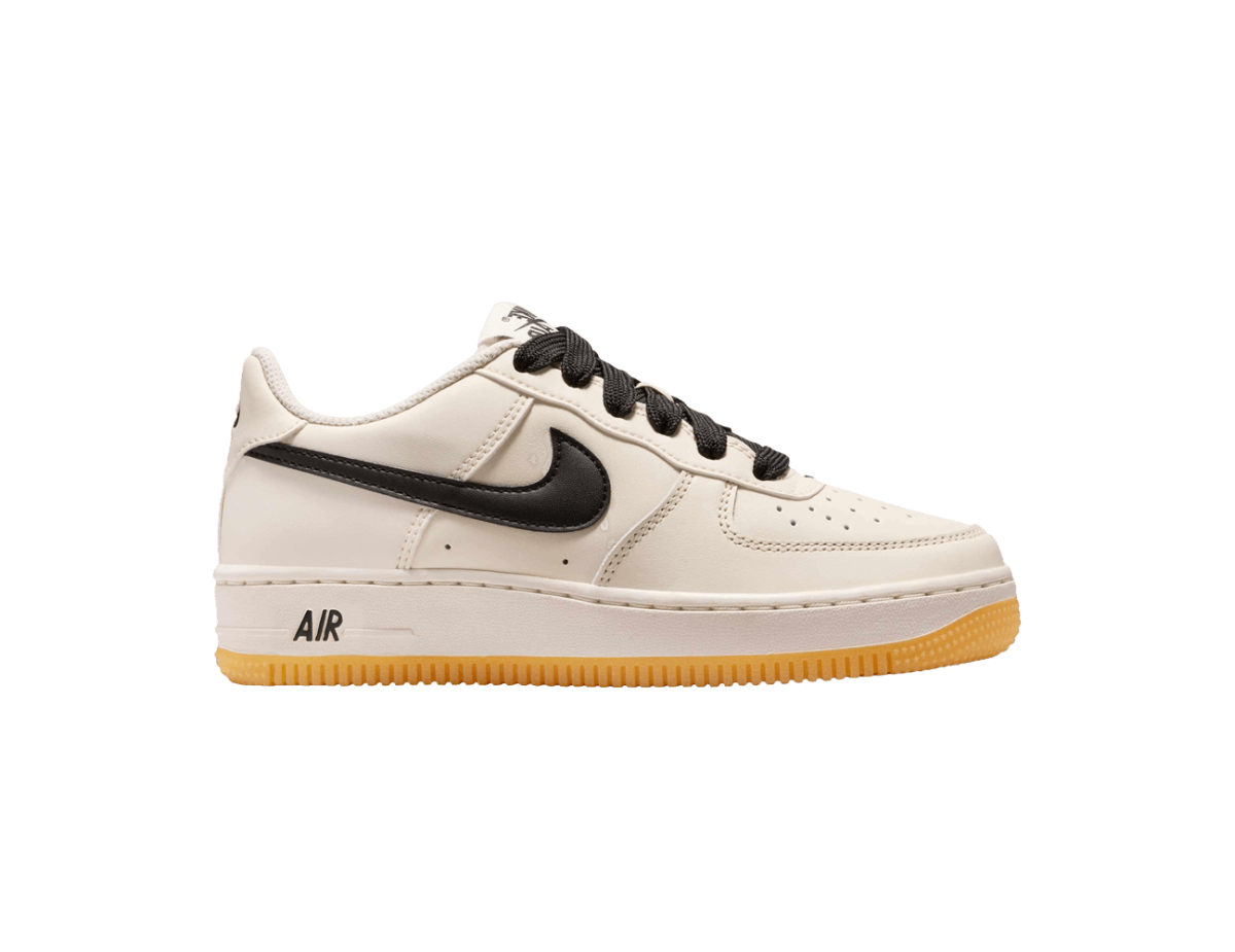Nike Air Force 1 Low LV8 Soft Pearl Gum Black (GS)
