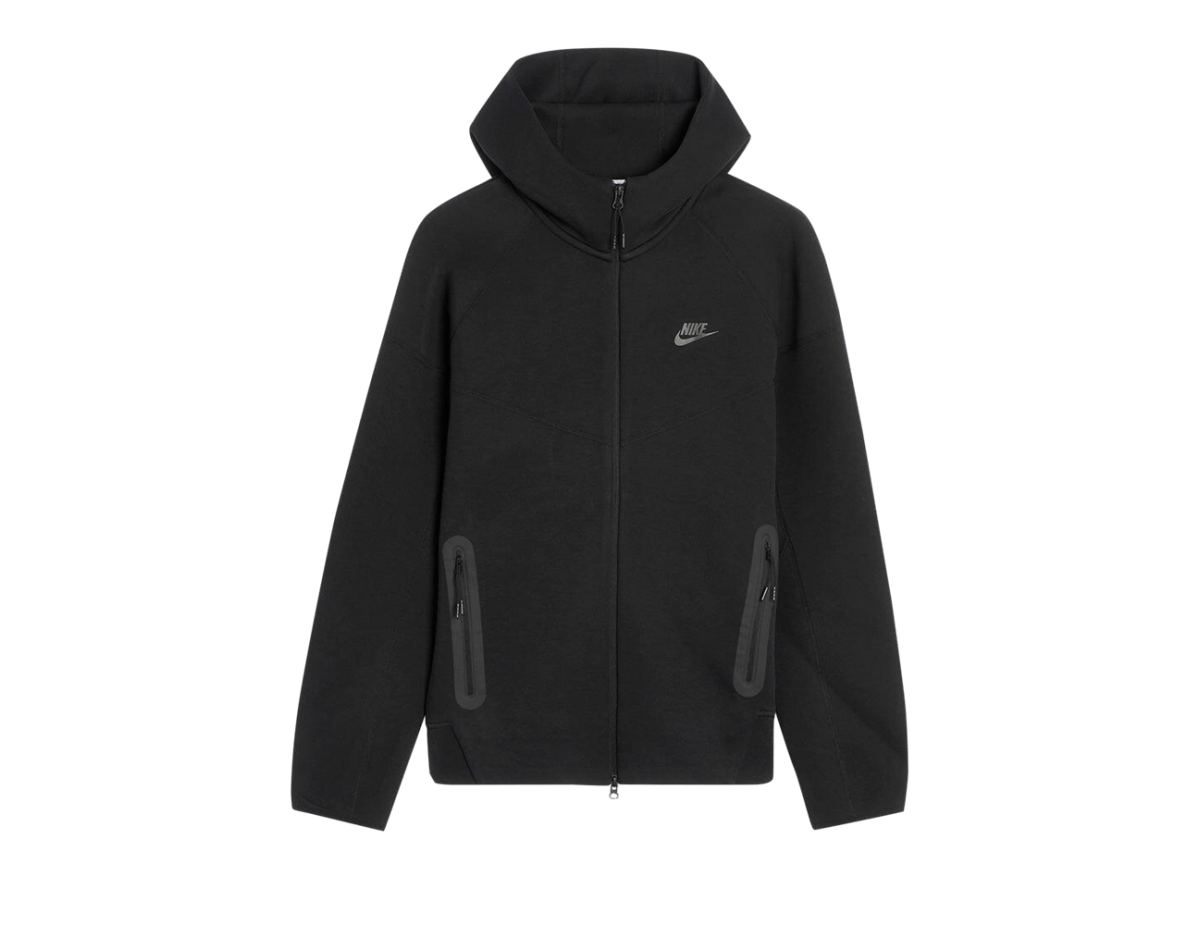 Nike Sportswear Tech Fleece Windrunner Full-Zip Hoodie Black/Black Nike Sportswear Tech Fleece Windrunner Full-Zip Hoodie Black/Black