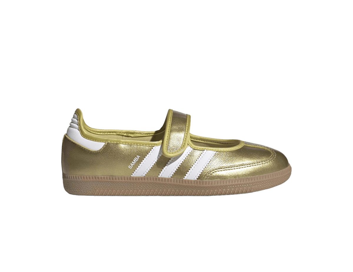 adidas Samba Jane Gold Metallic White (Women's) adidas Samba Jane Gold Metallic White (Women's)