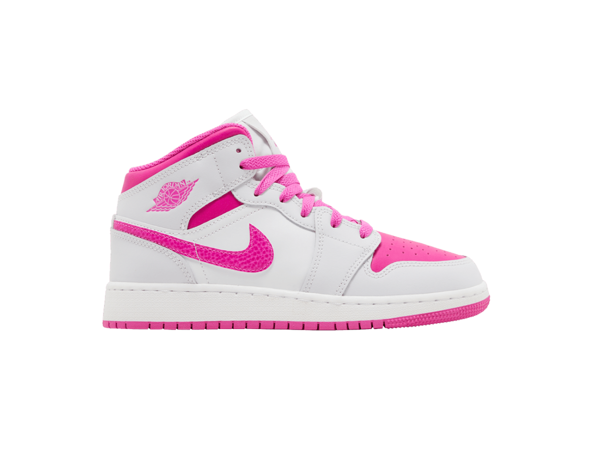 Jordan 1 Mid Fire Pink (GS)