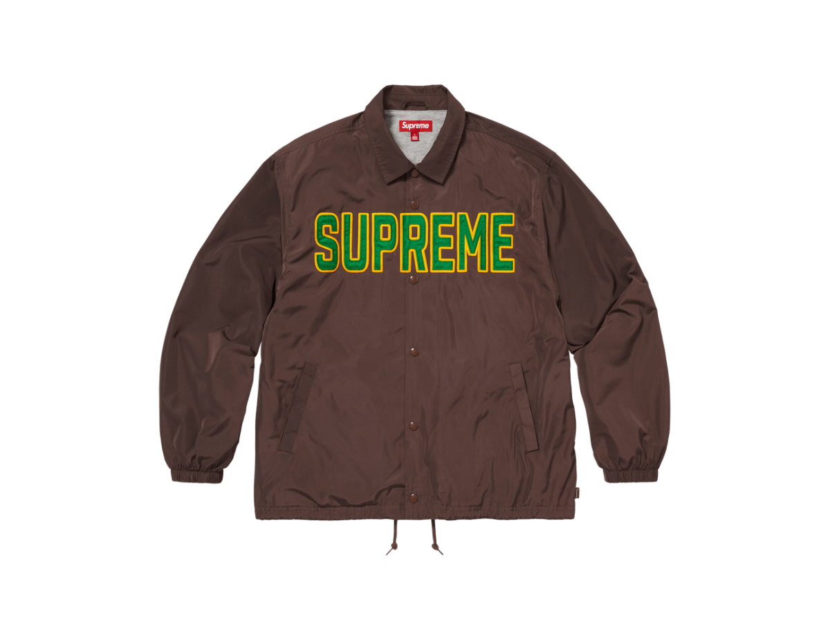Supreme Spellout Coaches Jacket 'Brown' Supreme Spellout Coaches Jacket 'Brown'