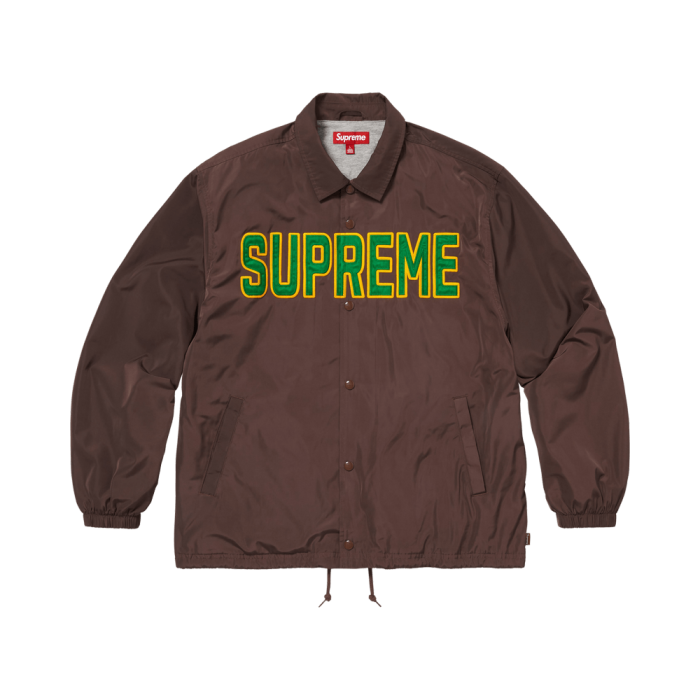 Supreme Spellout Coaches Jacket 'Brown' Supreme Spellout Coaches Jacket 'Brown'