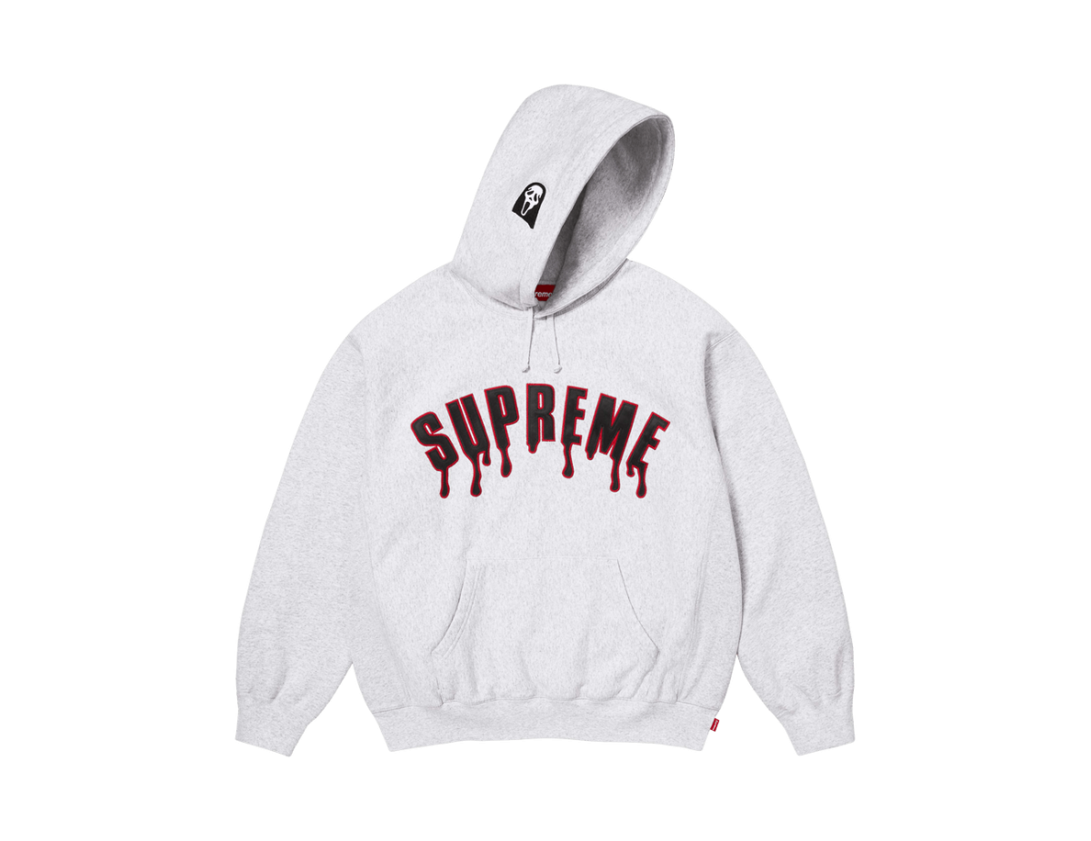 Supreme Ghostface Arc Hooded Sweatshirt 'Ash Grey' Supreme Ghostface Arc Hooded Sweatshirt 'Ash Grey'