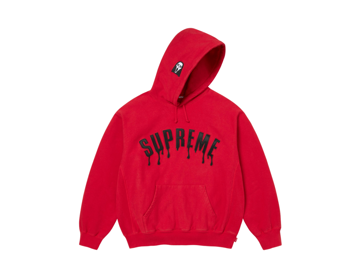 Supreme Ghostface Arc Hooded Sweatshirt 'Red' Supreme Ghostface Arc Hooded Sweatshirt 'Red'
