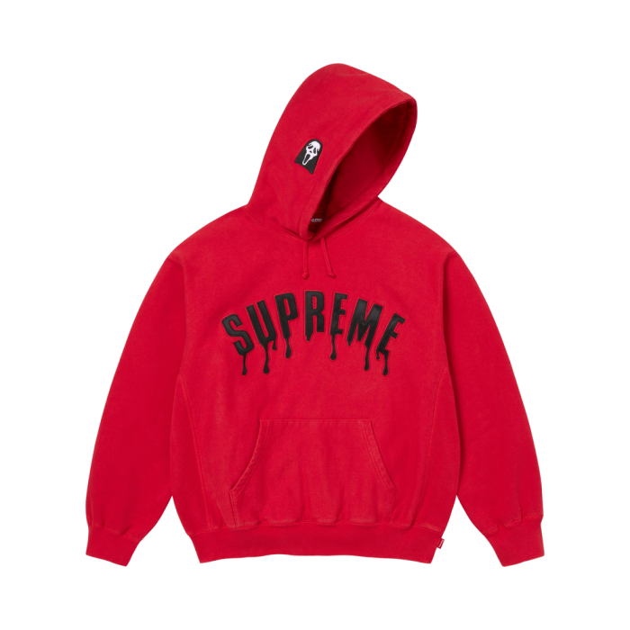 Supreme Ghostface Arc Hooded Sweatshirt 'Red' Supreme Ghostface Arc Hooded Sweatshirt 'Red'