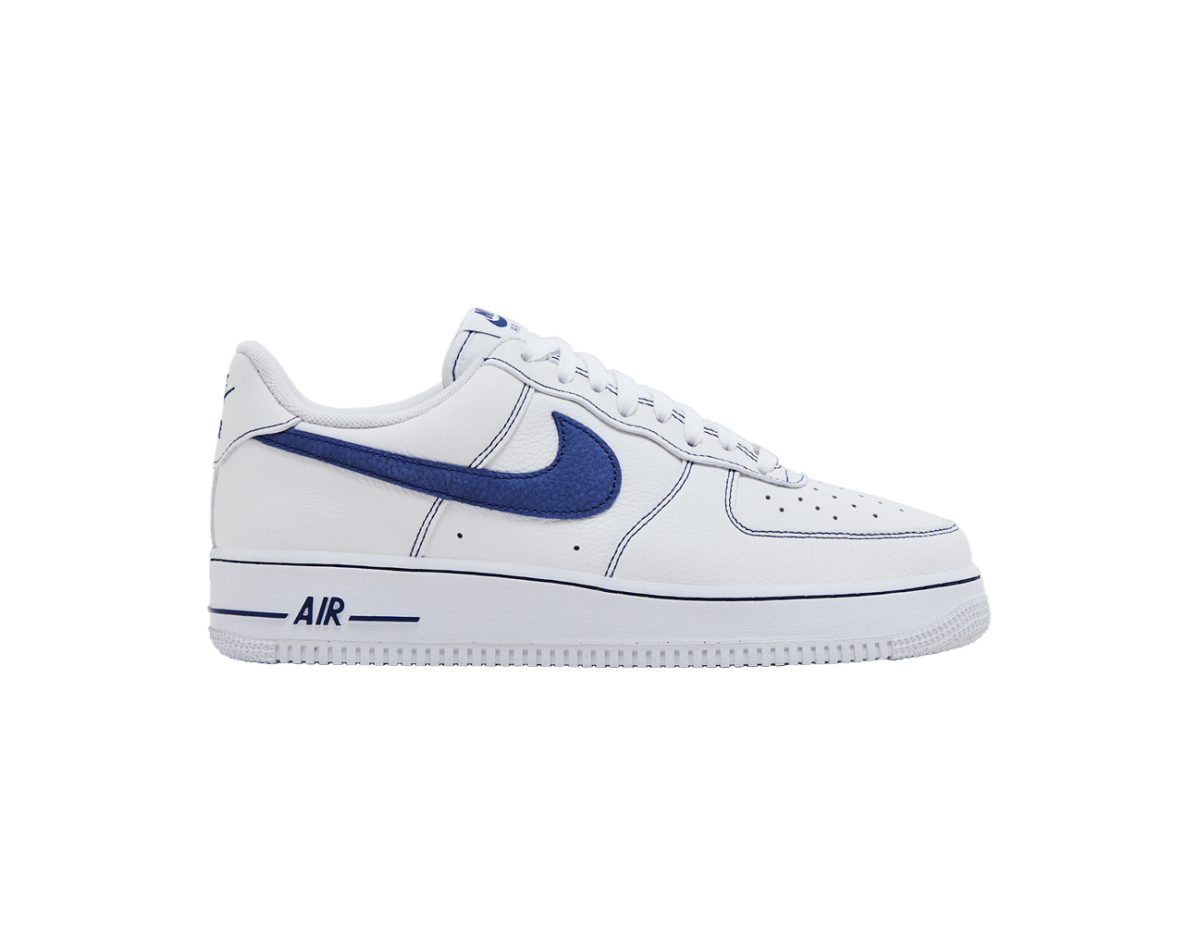 Nike Air Force 1 Low '07 LV8 White Deep Royal Blue Nike Air Force 1 Low '07 LV8 White Deep Royal Blue