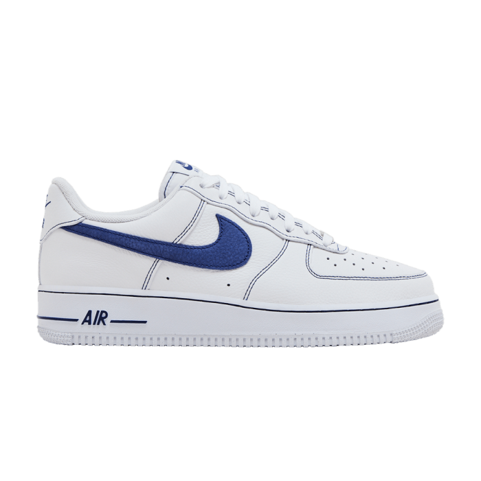 Nike Air Force 1 Low '07 LV8 White Deep Royal Blue Nike Air Force 1 Low '07 LV8 White Deep Royal Blue
