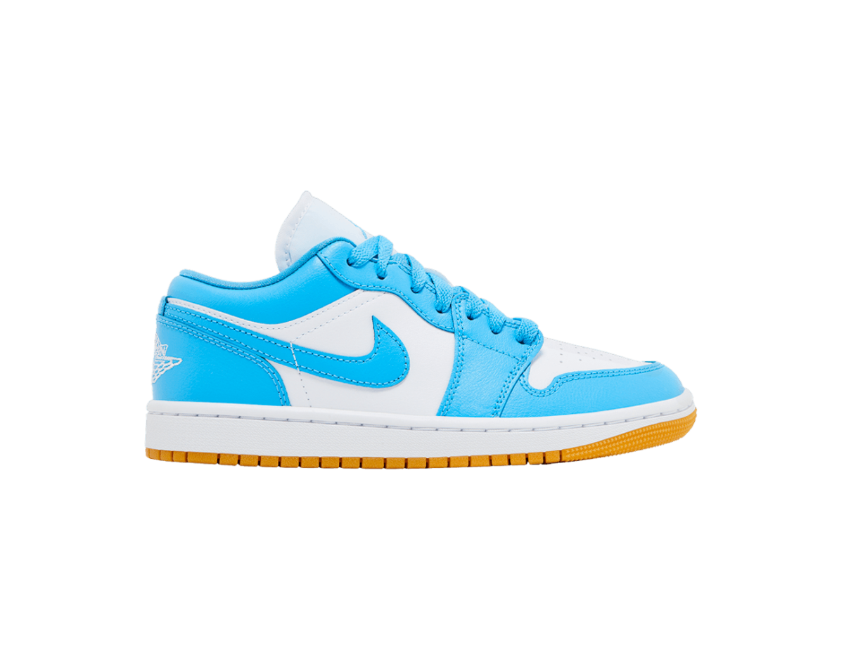 Jordan 1 Low White Gum Light Brown Dark Powder Blue (Women's) Jordan 1 Low White Gum Light Brown Dark Powder Blue (Women's)