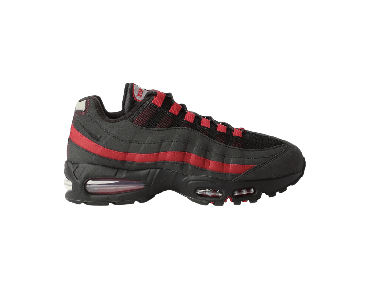 Nike Air Max 95 OG Big Bubble Black Crimson Grey Nike Air Max 95 OG Big Bubble Black Crimson Grey