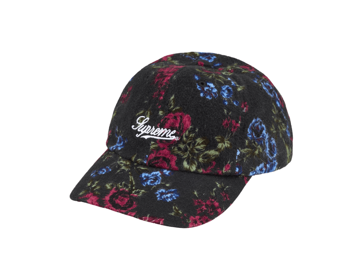Supreme Floral Flannel 6-Panel 'Black' Supreme Floral Flannel 6-Panel 'Black'