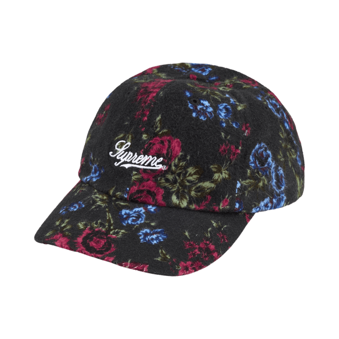 Supreme Floral Flannel 6-Panel 'Black' Supreme Floral Flannel 6-Panel 'Black'