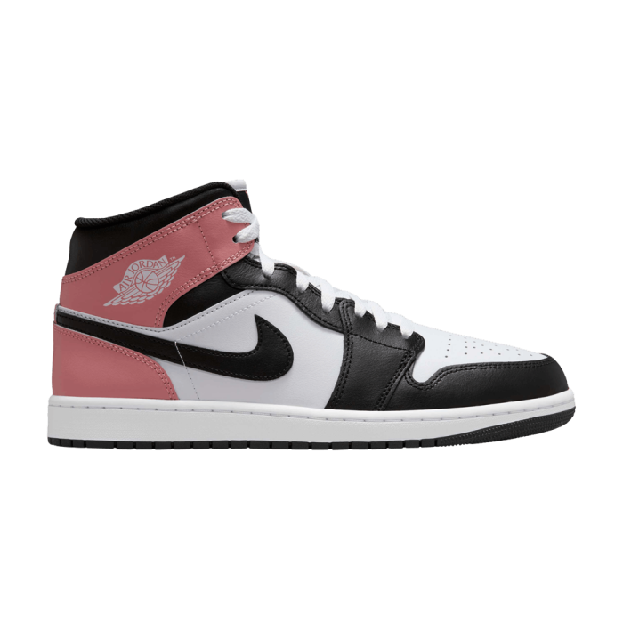 Jordan 1 Mid White Rust Pink Black Jordan 1 Mid White Rust Pink Black