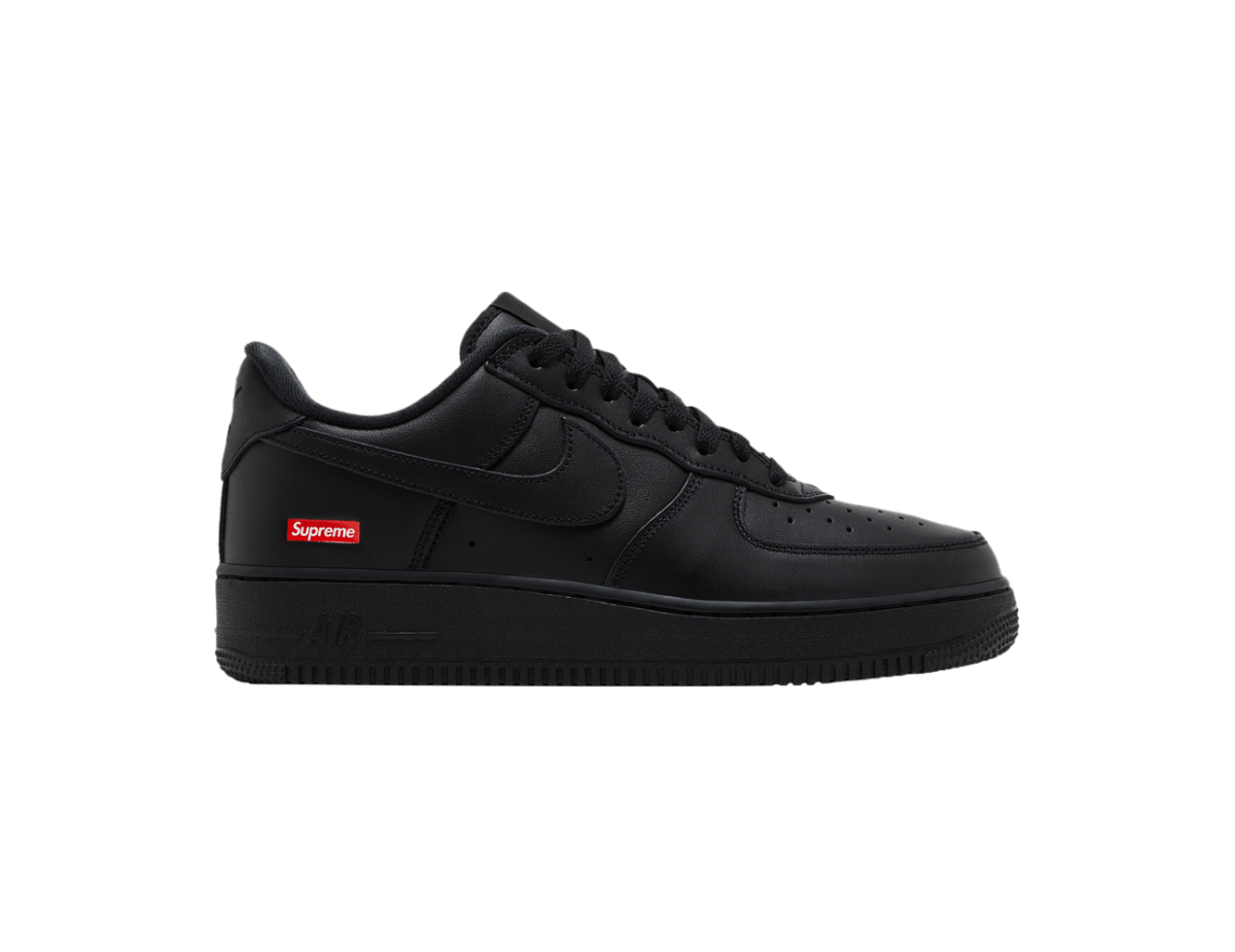 Nike Air Force 1 Low Supreme Black Nike Air Force 1 Low Supreme Black