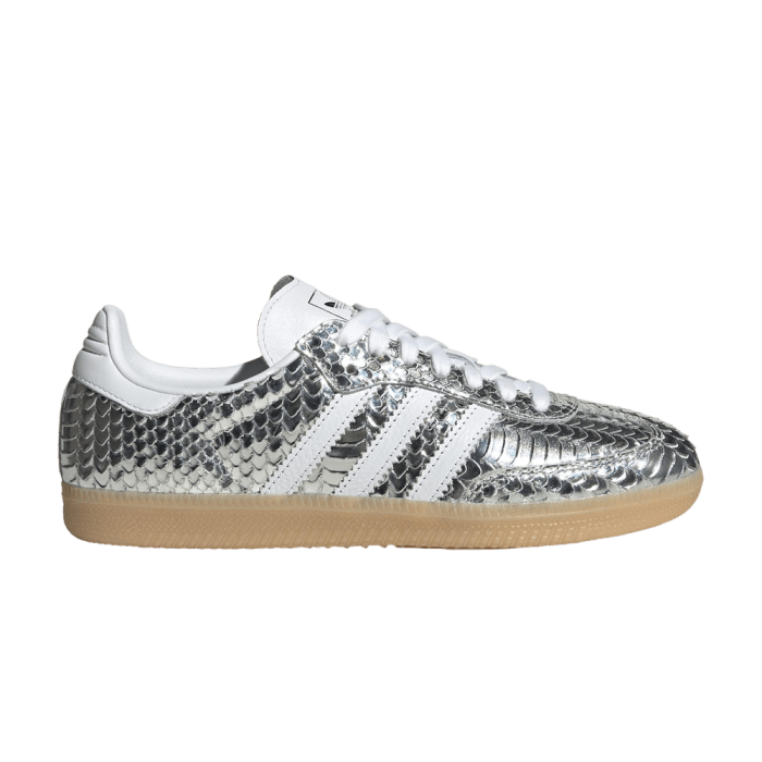 adidas Samba Patent Snakeskin Silver Metallic (Women's) adidas Samba Patent Snakeskin Silver Metallic (Women's)