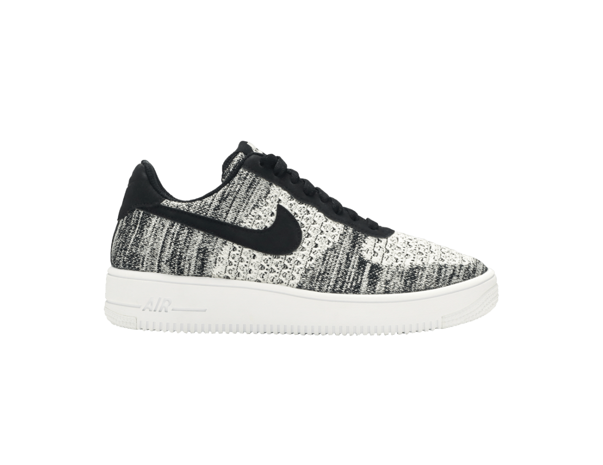 Nike Air Force 1 Flyknit 2 Black Pure Platinum