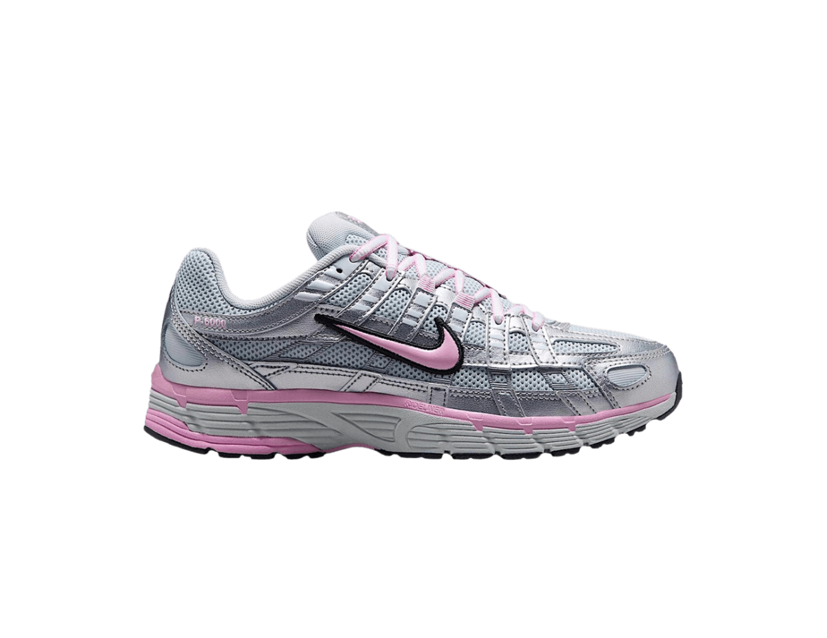 Nike P-6000 Pure Platinum Metallic Silver Black Pink (Women's) Nike P-6000 Pure Platinum Metallic Silver Black Pink (Women's)