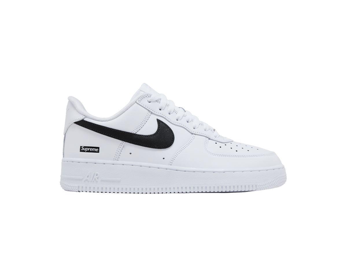 Supreme x Nike Air Force 1 Low 'Box Logo - White Black'
