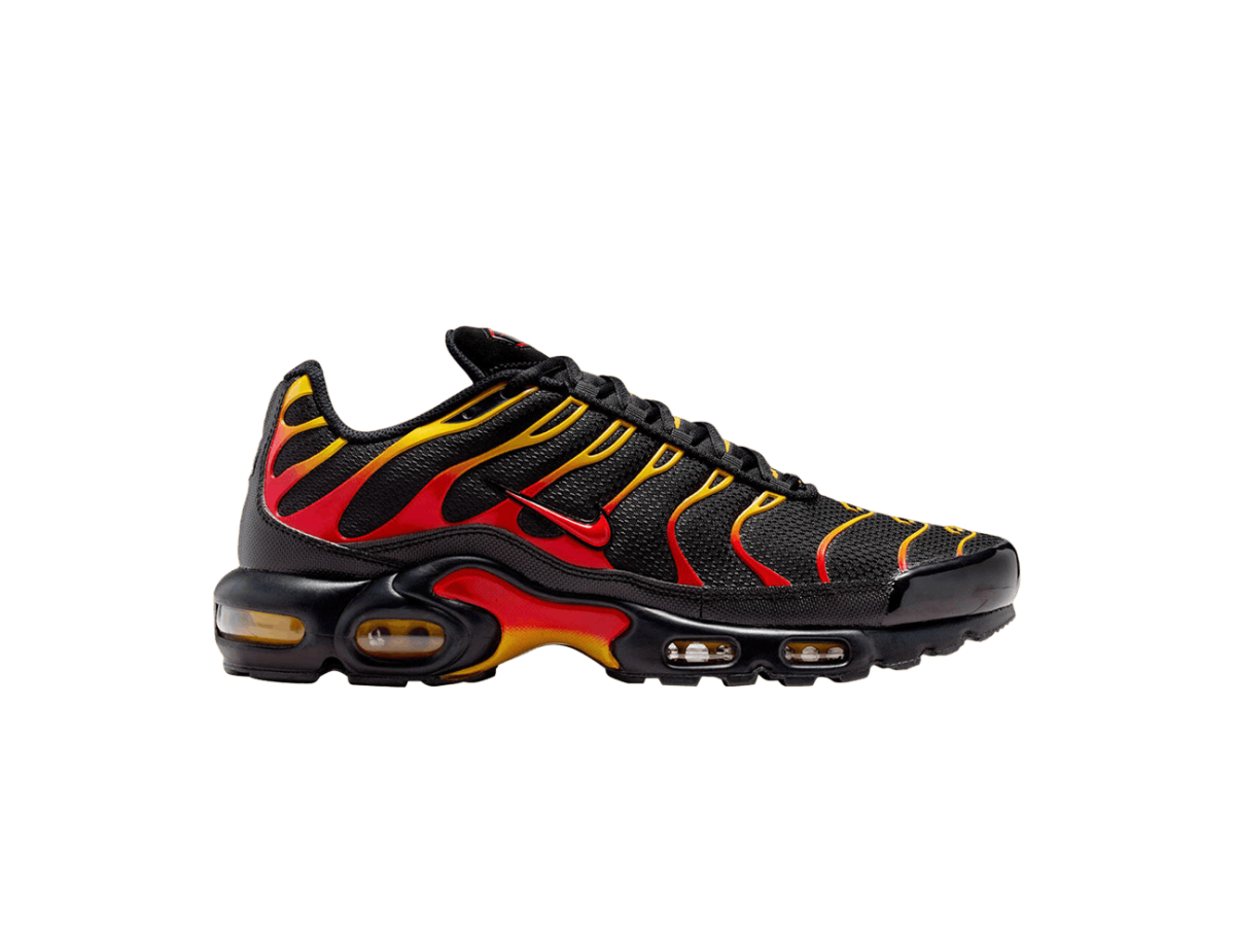 Nike Air Max Plus Black University Gold Red