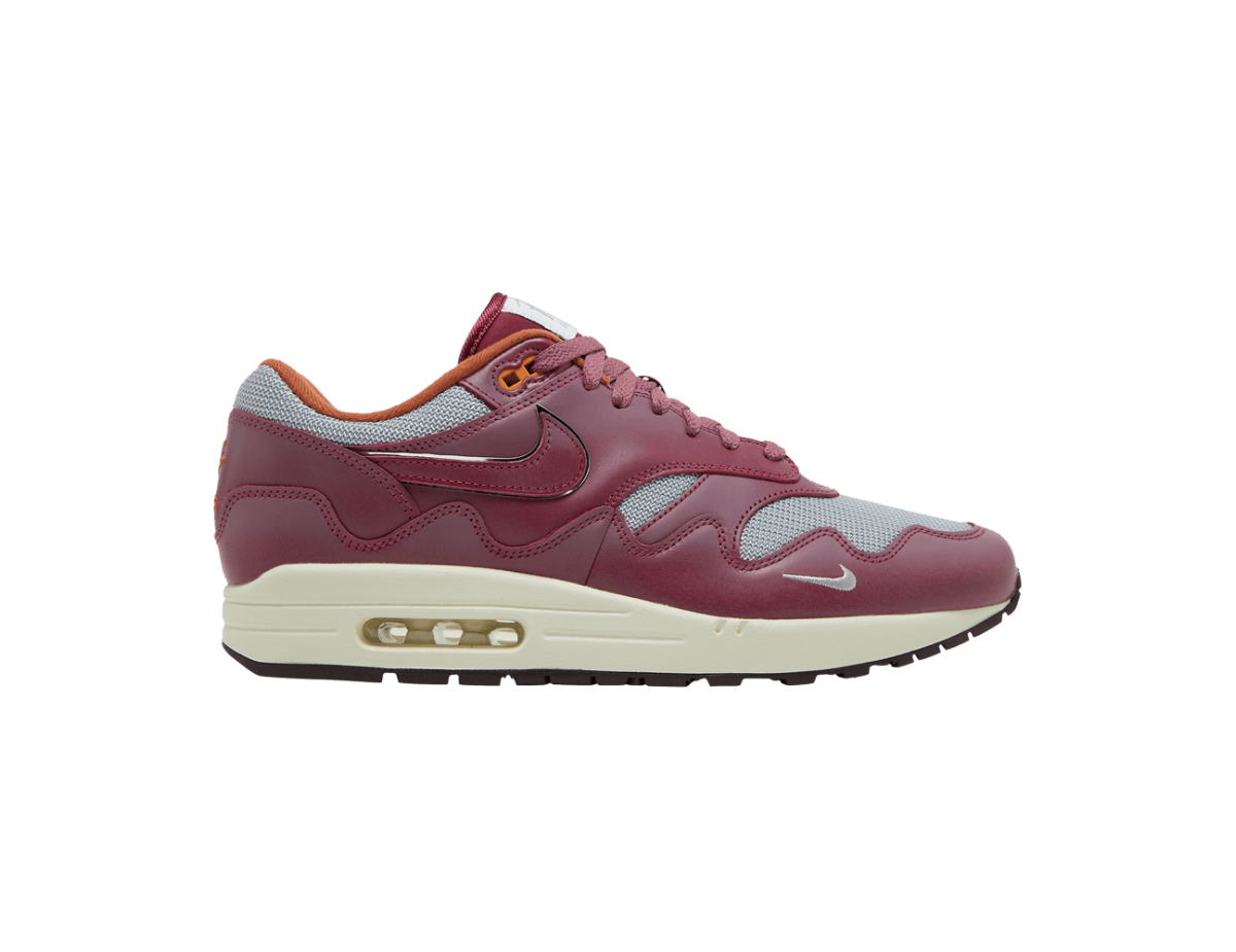 Nike Air Max 1 Patta Waves Rush Maroon (with Bracelet)