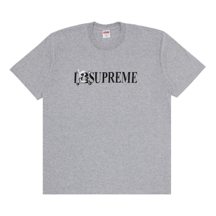 Supreme Skull Tee 'Heather Grey'