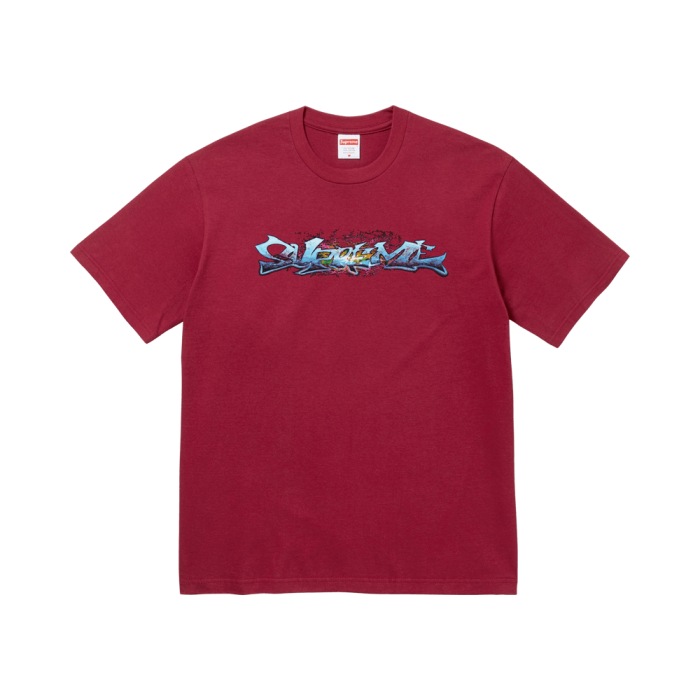 Supreme Tag Tee 'Cardinal'