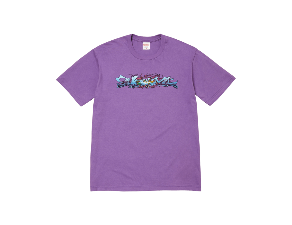 Supreme Tag Tee 'Purple'