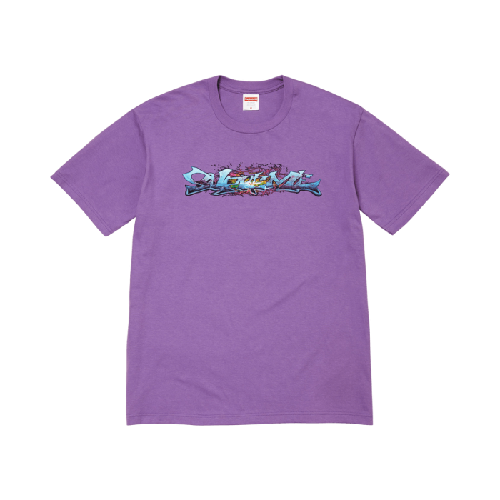 Supreme Tag Tee 'Purple'
