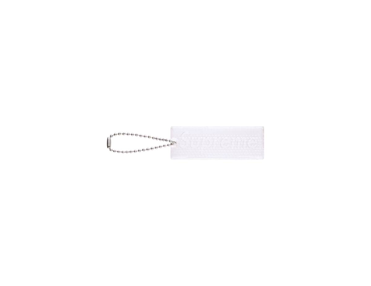 Supreme Reflective Keychain Clear