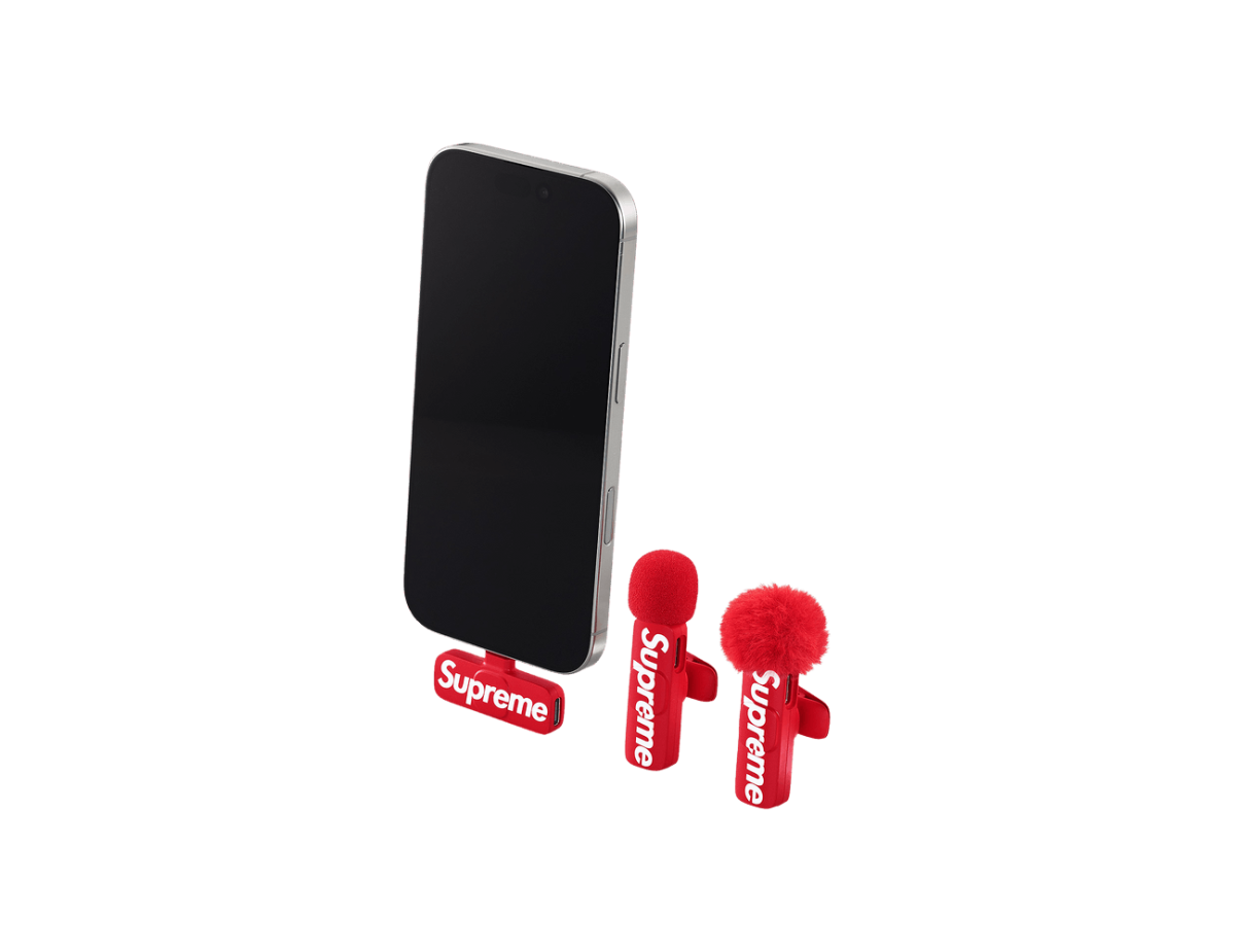 Supreme Mini Mics (Set Of 2) Red
