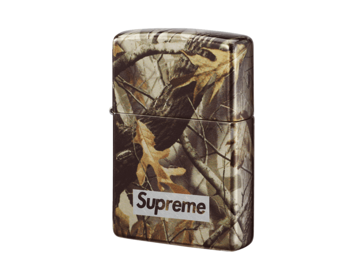 Supreme x Camo Logo Zippo 'Realtree Hardwoods Camo'