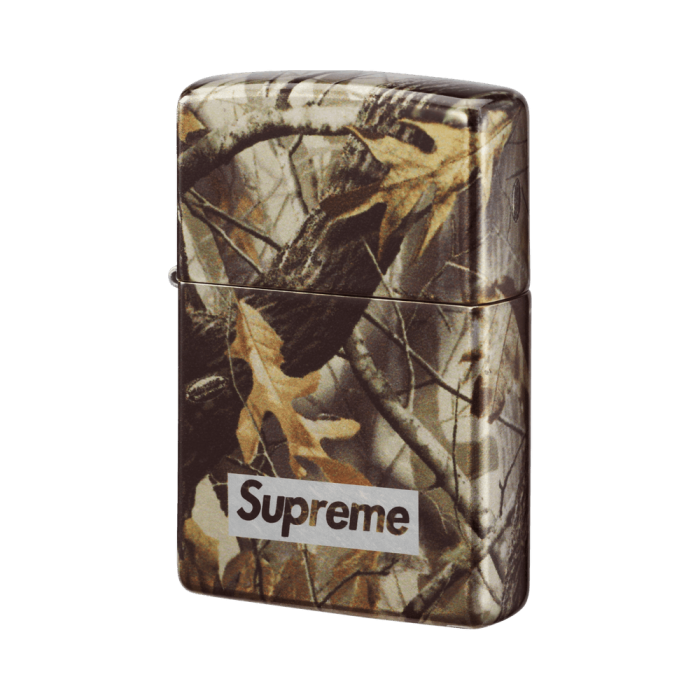Supreme x Camo Logo Zippo 'Realtree Hardwoods Camo'