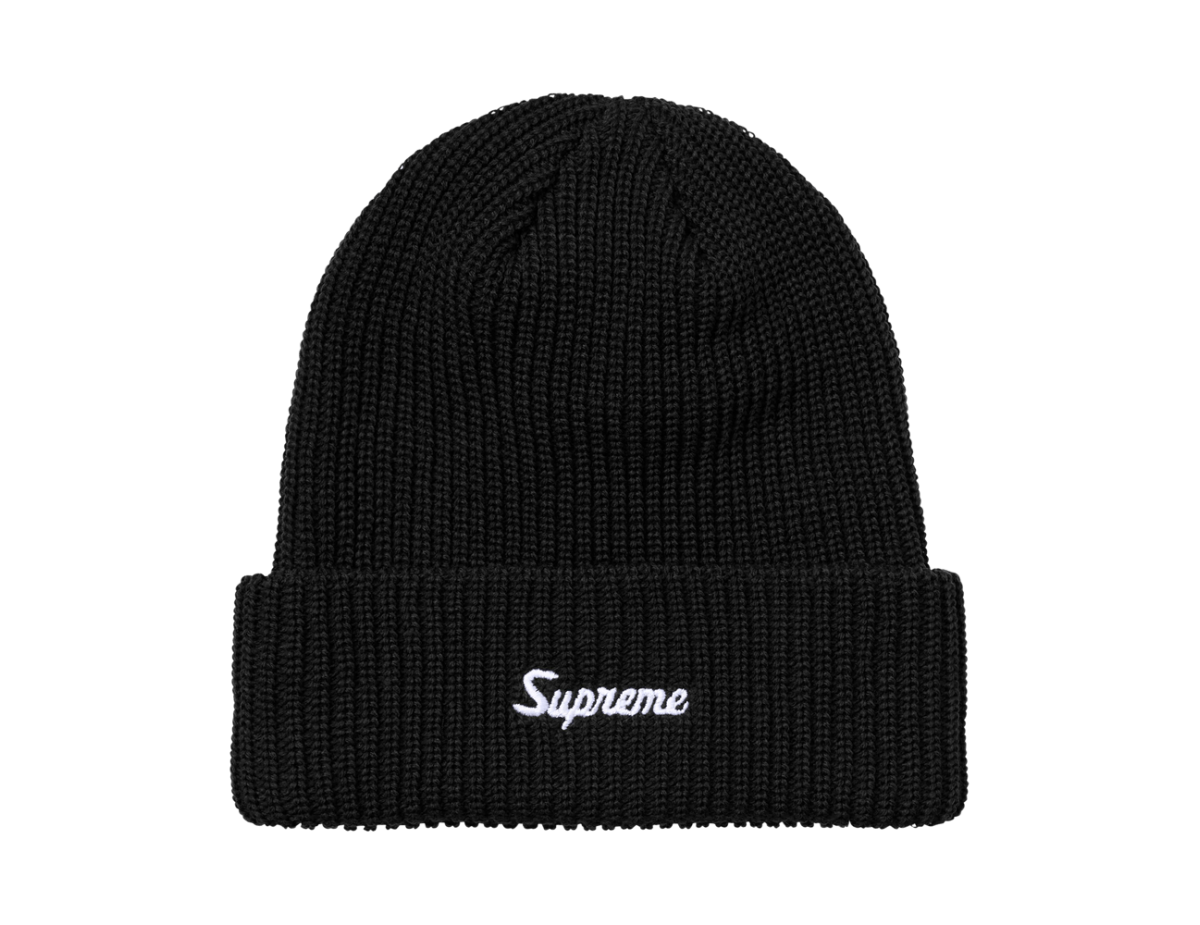 Supreme Loose Gauge Beanie 'Black'