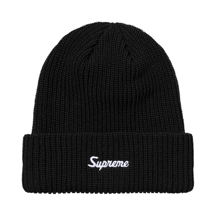 Supreme Loose Gauge Beanie 'Black'